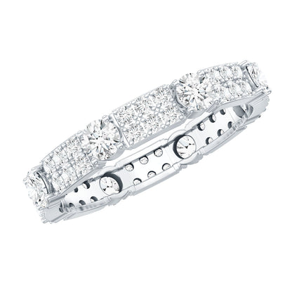 Full Eternity Lab Grown Diamond Wedding Band For Women