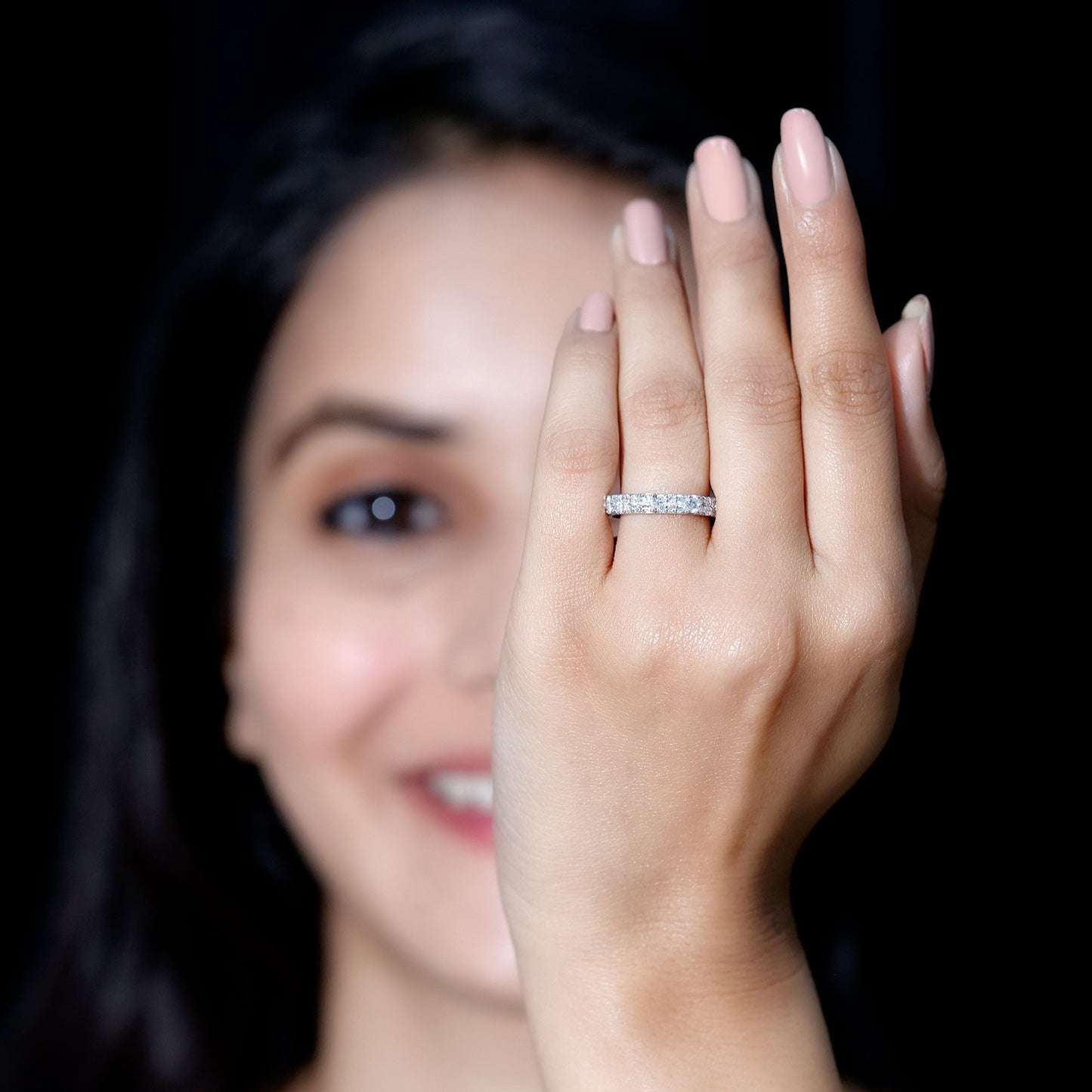 Full Eternity Lab Grown Diamond Wedding Band For Women