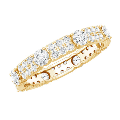 Full Eternity Lab Grown Diamond Wedding Band For Women