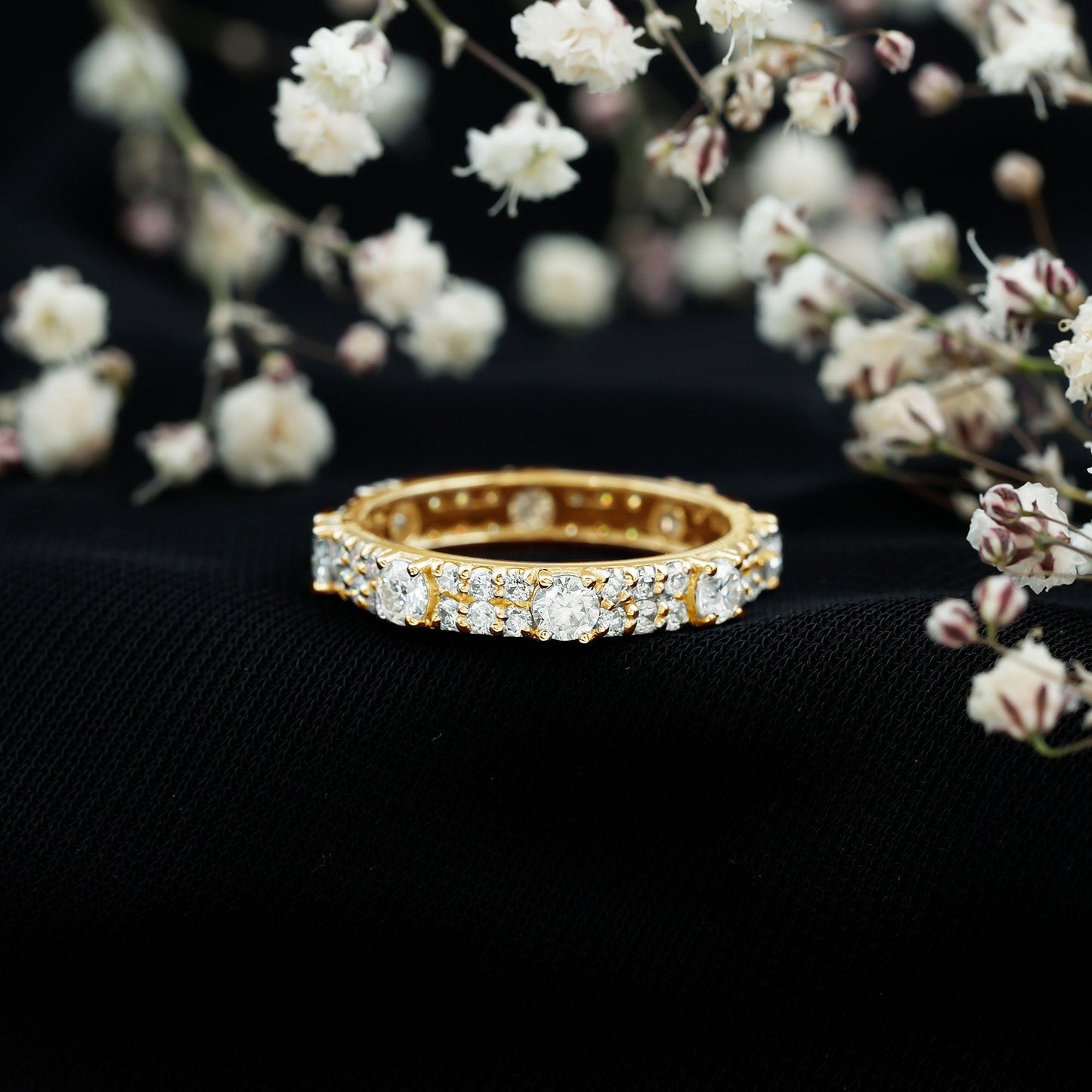 Full Eternity Lab Grown Diamond Wedding Band For Women