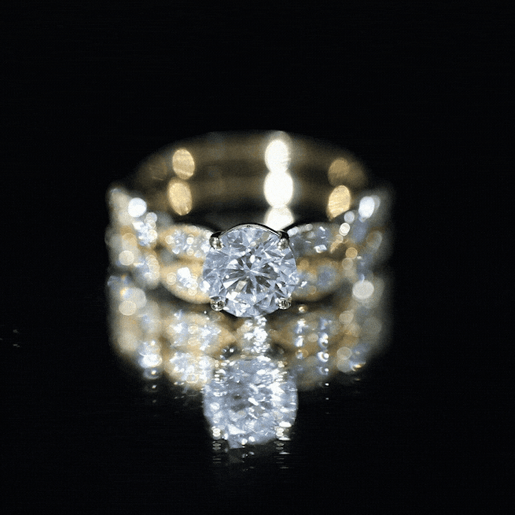 Diamond Designer Marriage Ring Set For Women