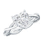 Brilliant Cut Lab Grown Diamond Heart Shape Engagement Ring