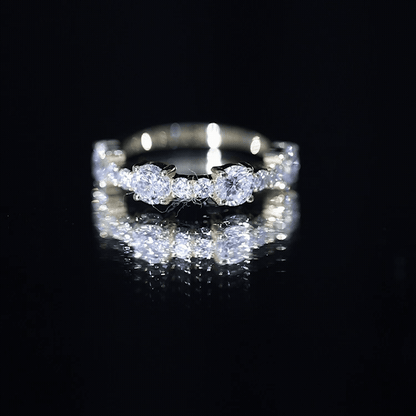 Lab Grown Diamond Stackable Eternity Ring For Women