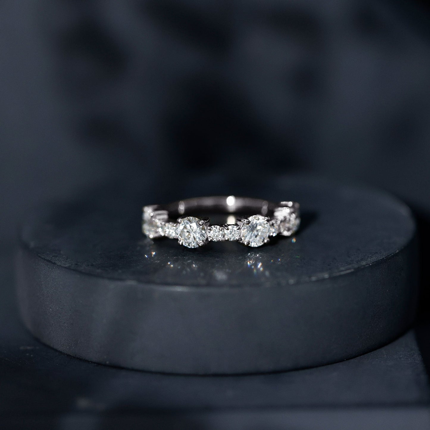 Lab Grown Diamond Stackable Eternity Ring For Women