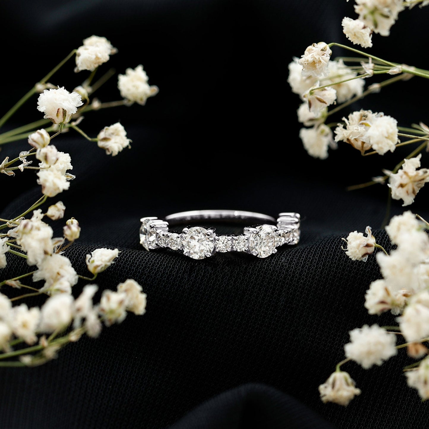 Lab Grown Diamond Stackable Eternity Ring For Women