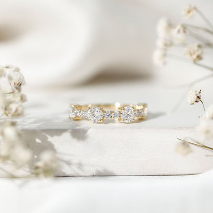 Lab Grown Diamond Stackable Eternity Ring For Women