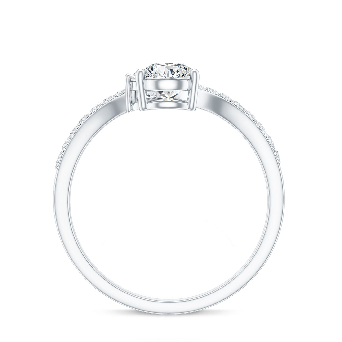 Designer Lab Grown Diamond Engagement Ring