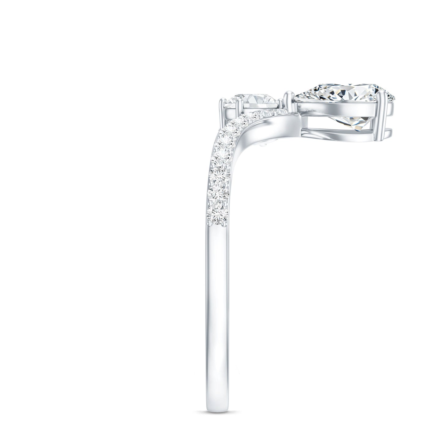 Designer Lab Grown Diamond Engagement Ring