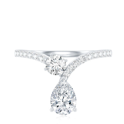 Designer Lab Grown Diamond Engagement Ring