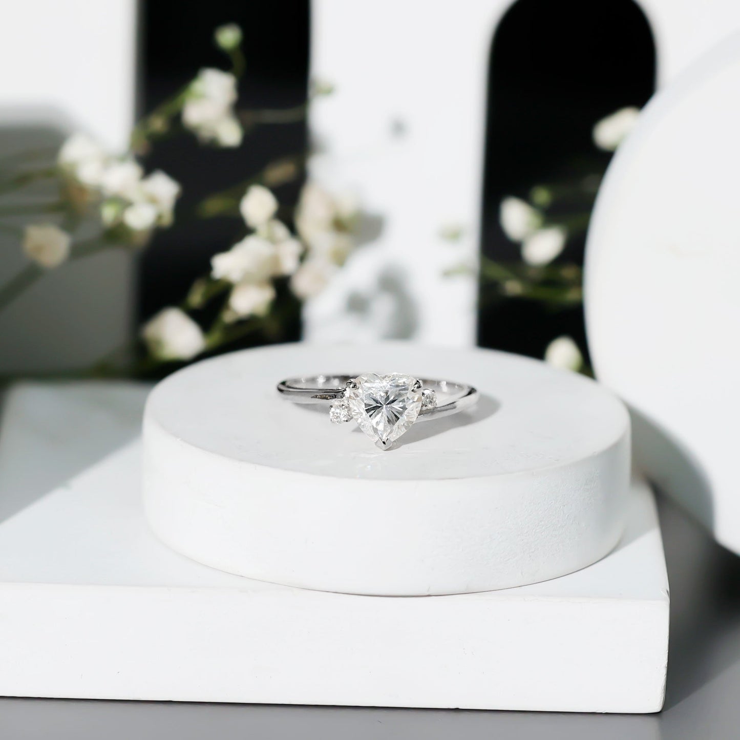 1.2 Carat Heart Lab Grown Diamond Proposal Ring For Her