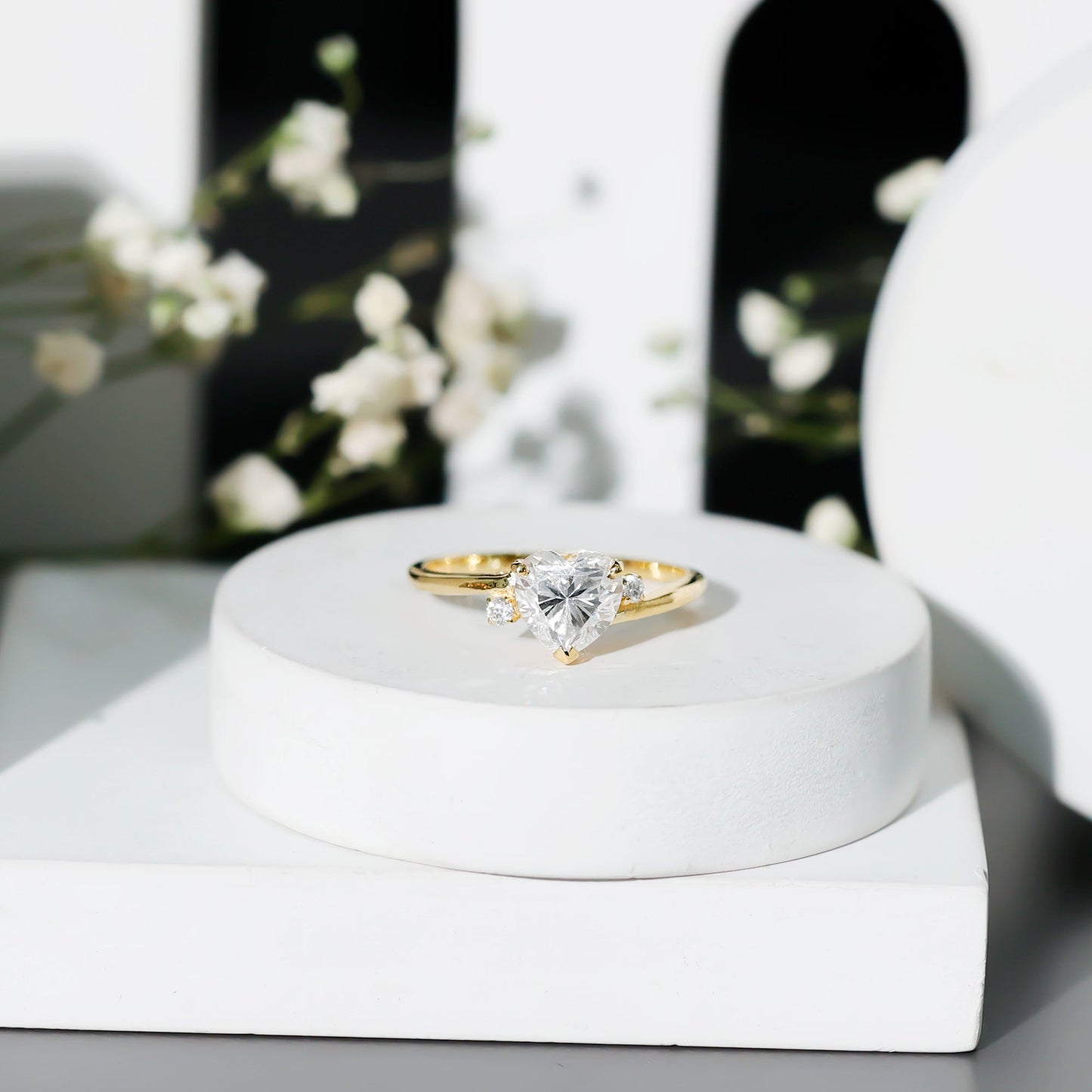 1.2 Carat Heart Lab Grown Diamond Proposal Ring For Her