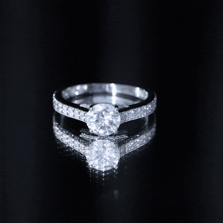 Certified Lab Grown Diamond 2 Carat Solitaire Engagement Ring