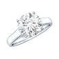 Brilliant Cut Lab Grown Diamond Classic Engagement Ring with Certificate