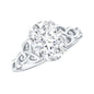 Women Lab Grown Diamond Celtic Knot Engagement Ring