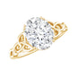 Women Lab Grown Diamond Celtic Knot Engagement Ring