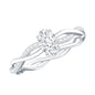 Lab Grown Diamond Promise Ring With Twisted Shank