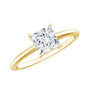 1.2 Carat Certified Lab Grown Diamond Square Cut Engagement Ring