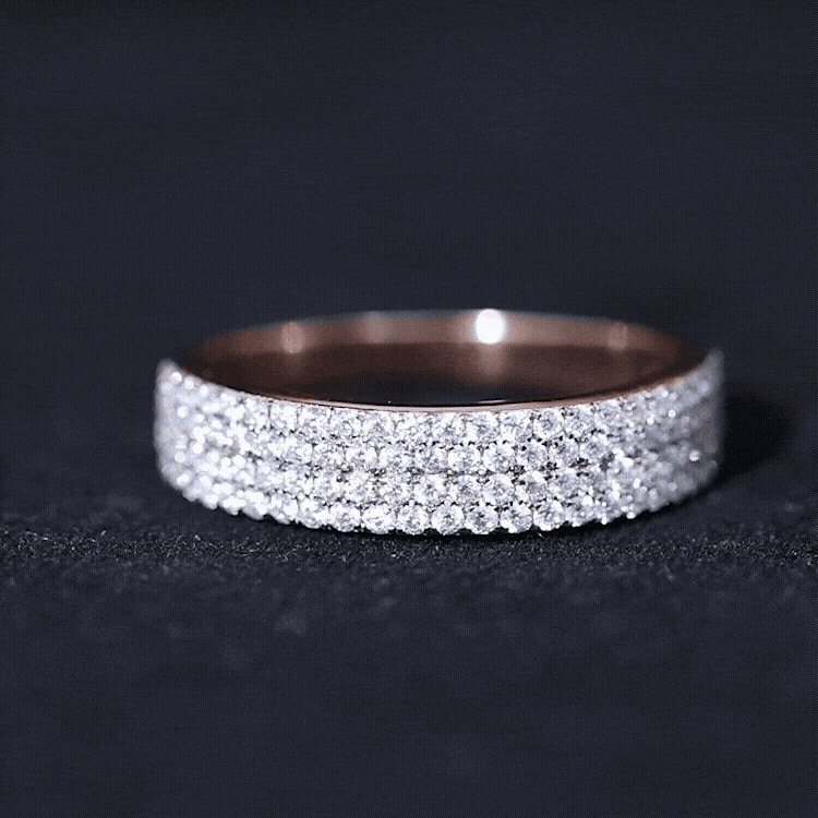 Brilliant Cut Lab Grown Diamond Classic Wedding Band Ring