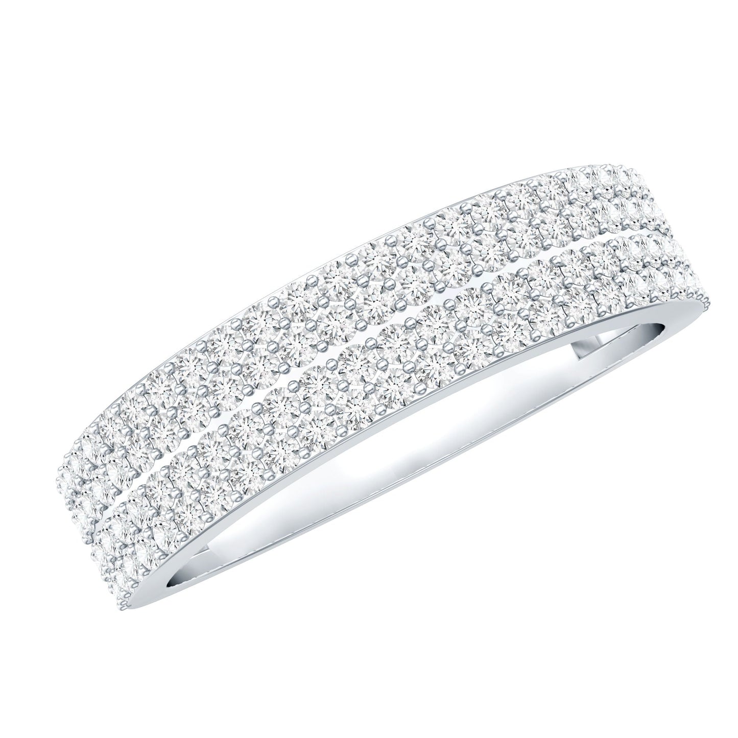 Brilliant Cut Lab Grown Diamond Classic Wedding Band Ring