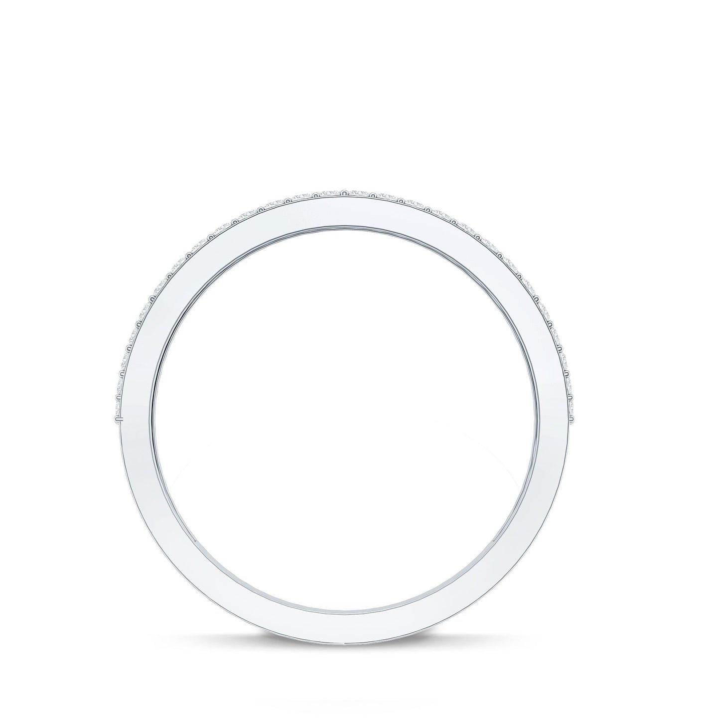 Brilliant Cut Lab Grown Diamond Classic Wedding Band Ring