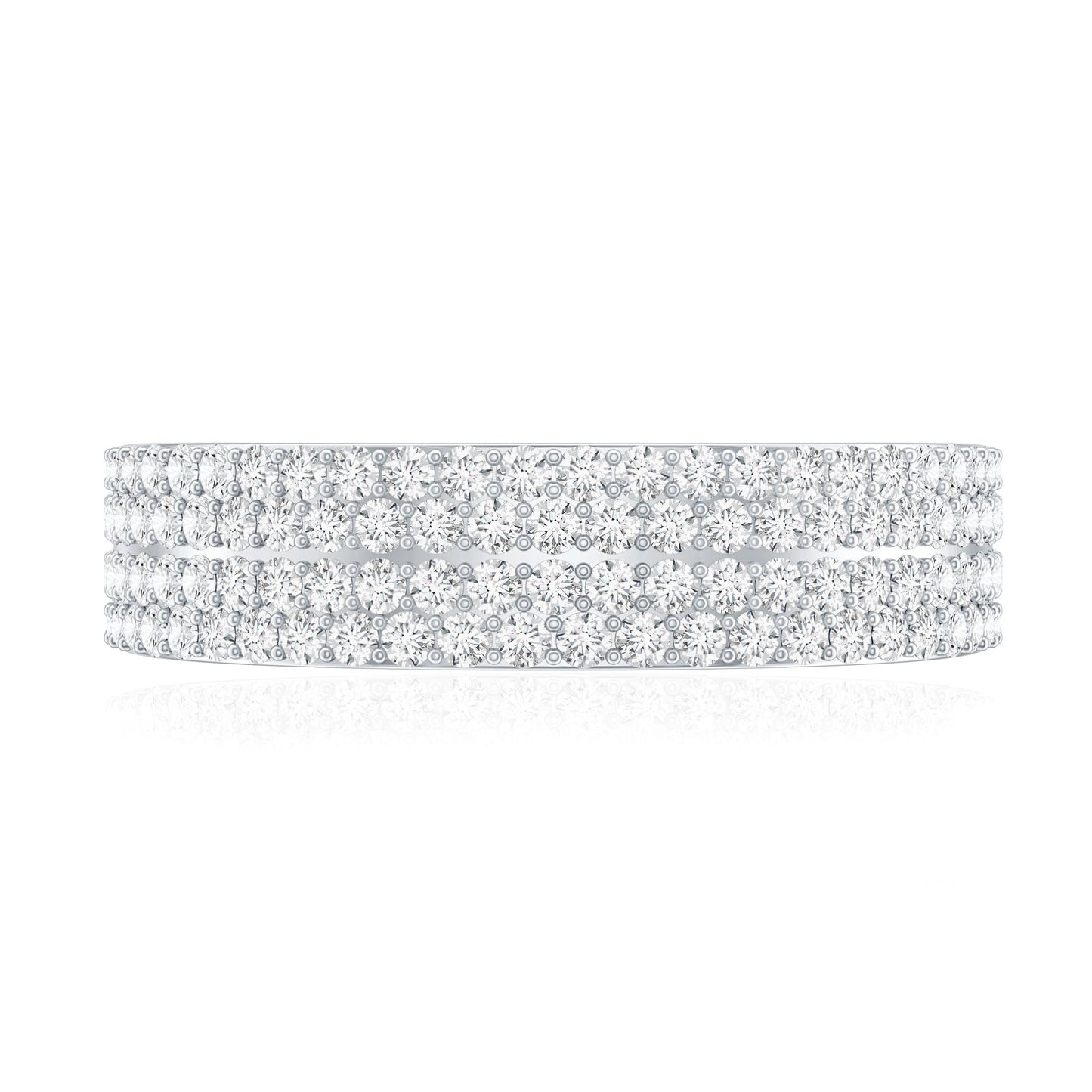 Brilliant Cut Lab Grown Diamond Classic Wedding Band Ring