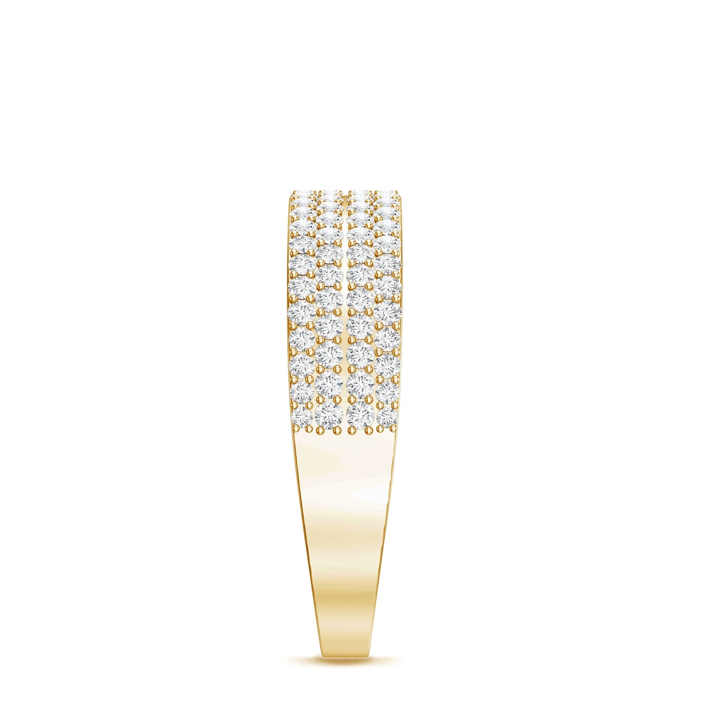 Brilliant Cut Lab Grown Diamond Classic Wedding Band Ring