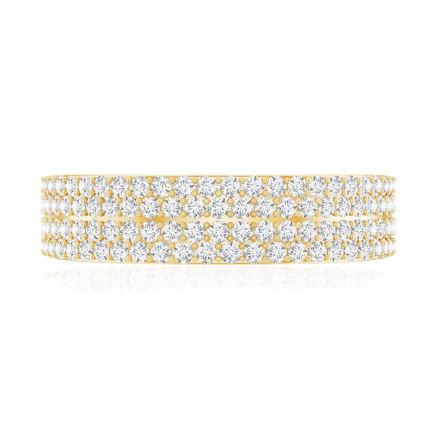 Brilliant Cut Lab Grown Diamond Classic Wedding Band Ring