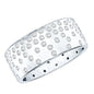Certified Lab Grown Diamond Wedding Band in Flush Setting