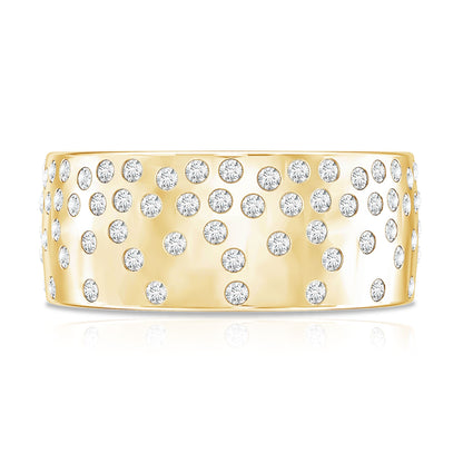 Certified Lab Grown Diamond Wedding Band in Flush Setting