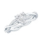 0.5 Carat Heart Shaped Diamond Ring For Women