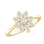 Brilliant Cut Lab Grown Diamond Flower Cocktail Ring