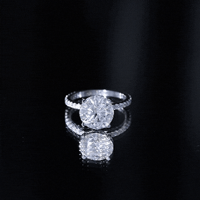 4 Carat Lab Grown Diamond Engagement Ring