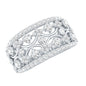 Vintage Inspired Lab Grown Diamond Wedding Band for Women
