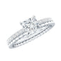 Princess Cut Lab Grown Diamond Promise Ring With Certificate