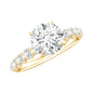 Certified 1.2 Carat Lab Grown Diamond Solitaire Engagement Ring