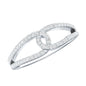 Brilliant Cut Lab Created Diamond Knot Anniversary Ring for Her