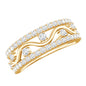 Womens Lab Created Diamond Wedding Band With Certificate