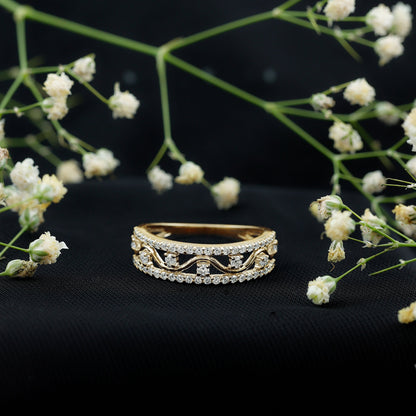 Womens Lab Created Diamond Wedding Band With Certificate