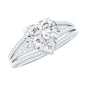 2 Carat Lab Created Diamond Heart Engagement Ring