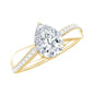 Pear Cut Diamond Classic Engagement Ring
