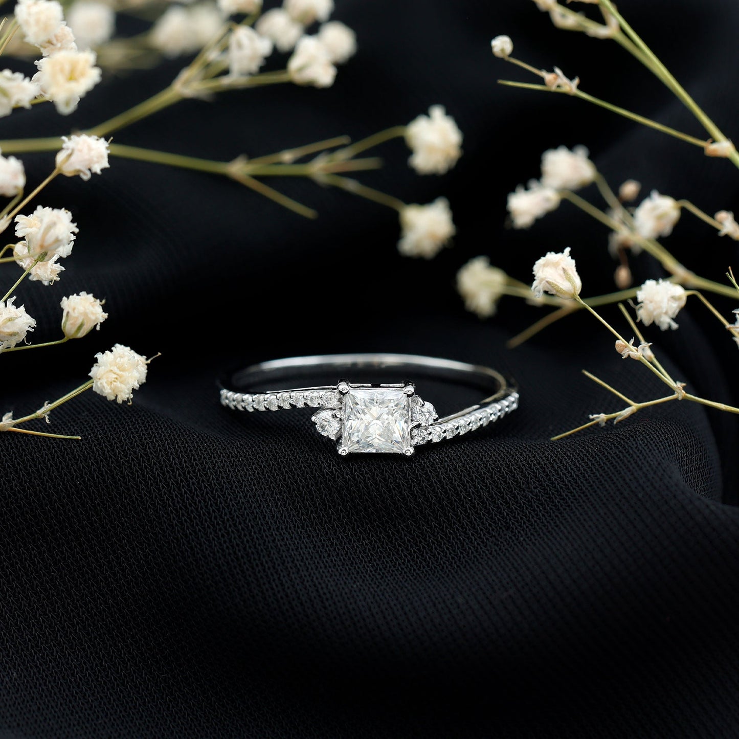 Certified Lab Grown Diamond Promise Engagement Ring