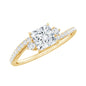 Certified Lab Grown Diamond Promise Engagement Ring