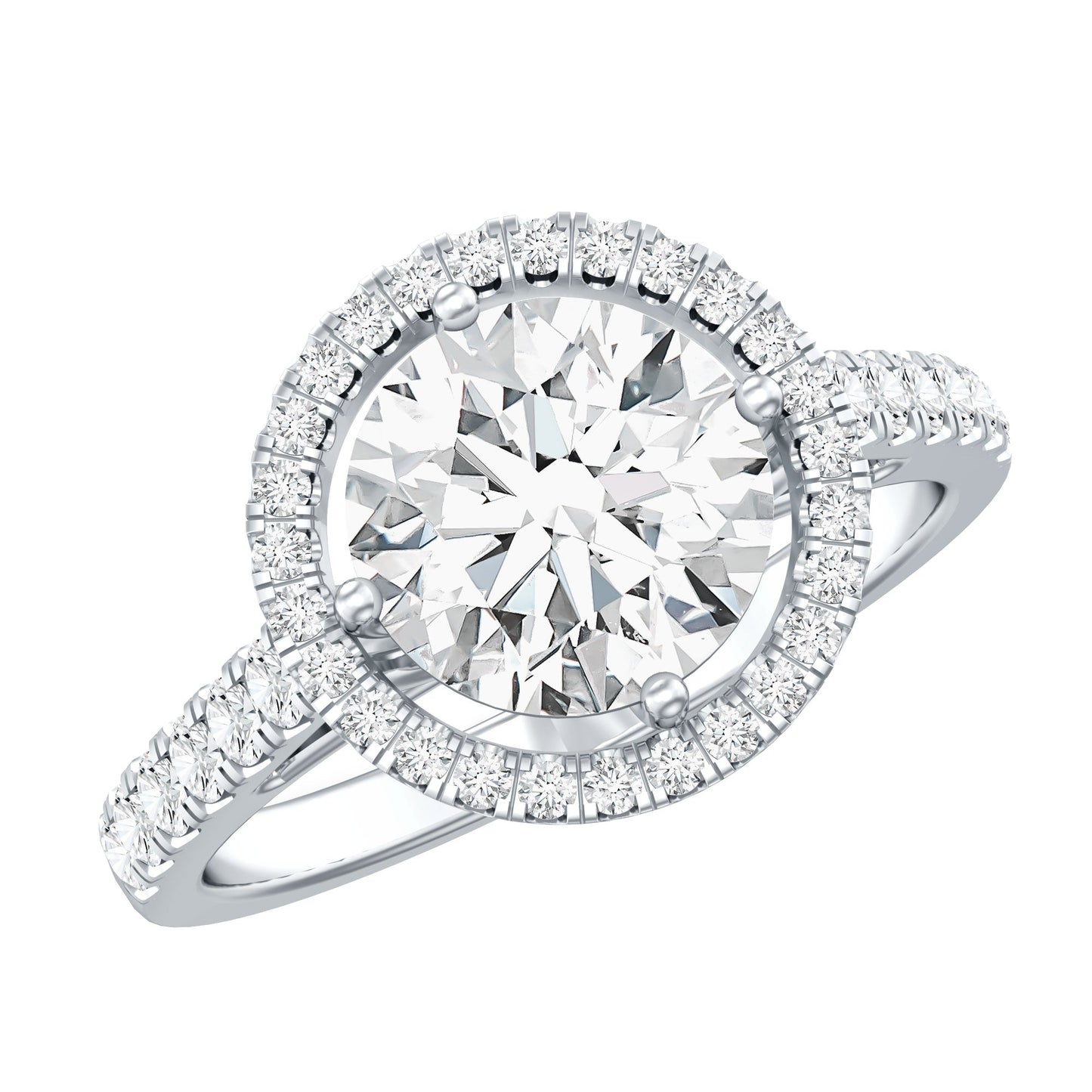 2 Carat Ethical Diamond Circle Engagement Ring