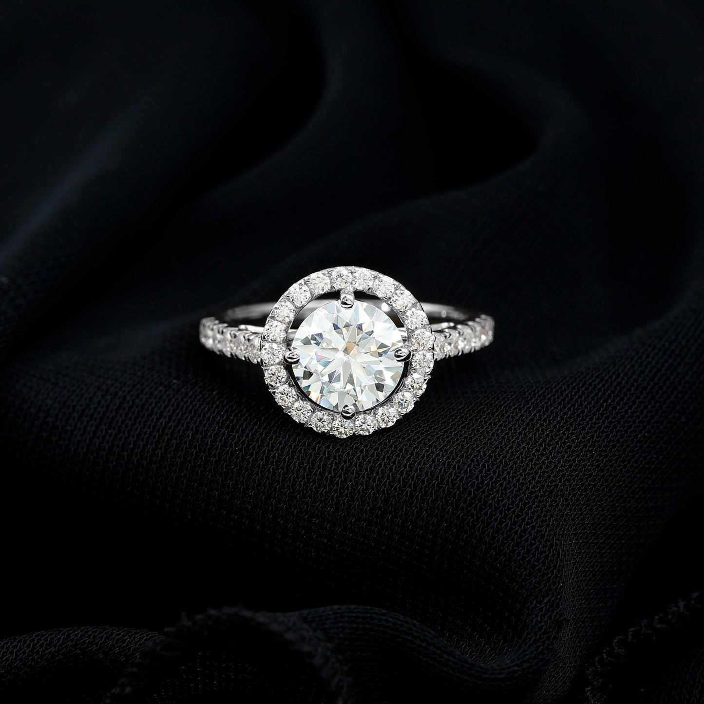 2 Carat Ethical Diamond Circle Engagement Ring
