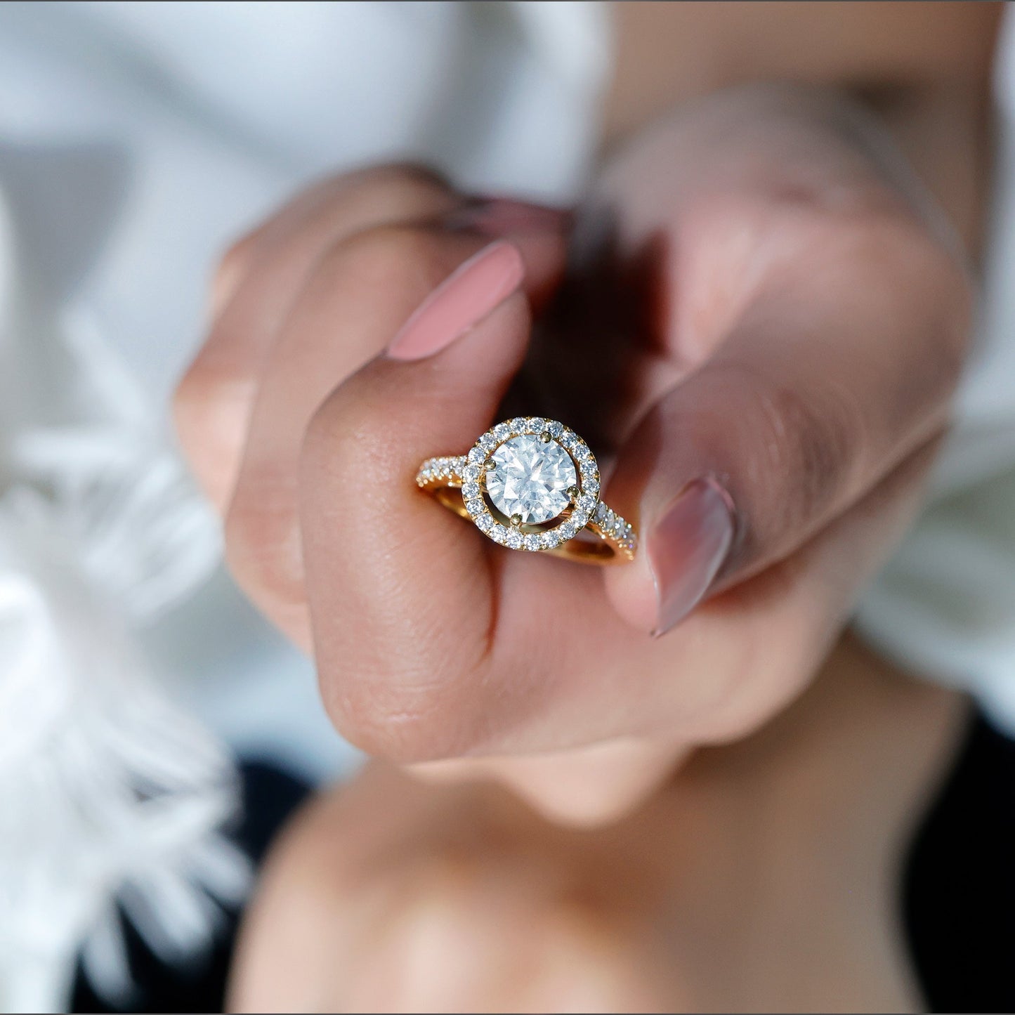 2 Carat Ethical Diamond Circle Engagement Ring