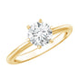 Brilliant Cut 1.2 Carat Lab Grown Diamond Solitaire Engagement Ring With 6 Prongs