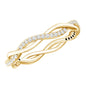Lab Grown Diamond Braided Wedding Ring For Women