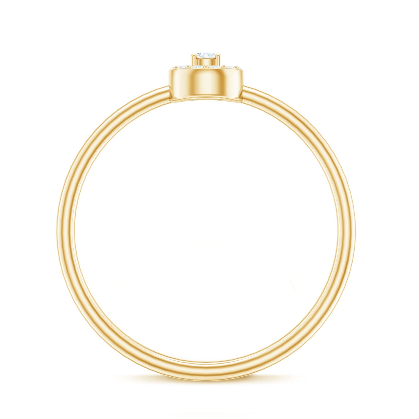 Natural Diamond Dainty Promise Ring