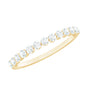 Natural Diamond Half Eternity Stackable Ring