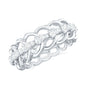 Certified Moissanite Eternity Wedding Band for Women